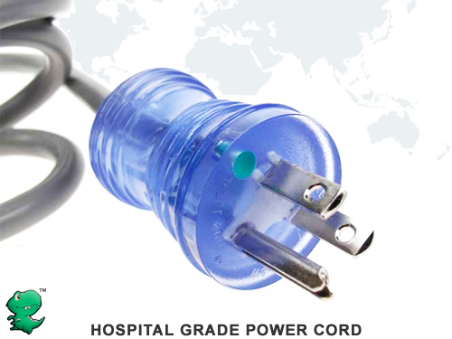 Hospital Grade Power Cords UL cUL NEMA 5-15P